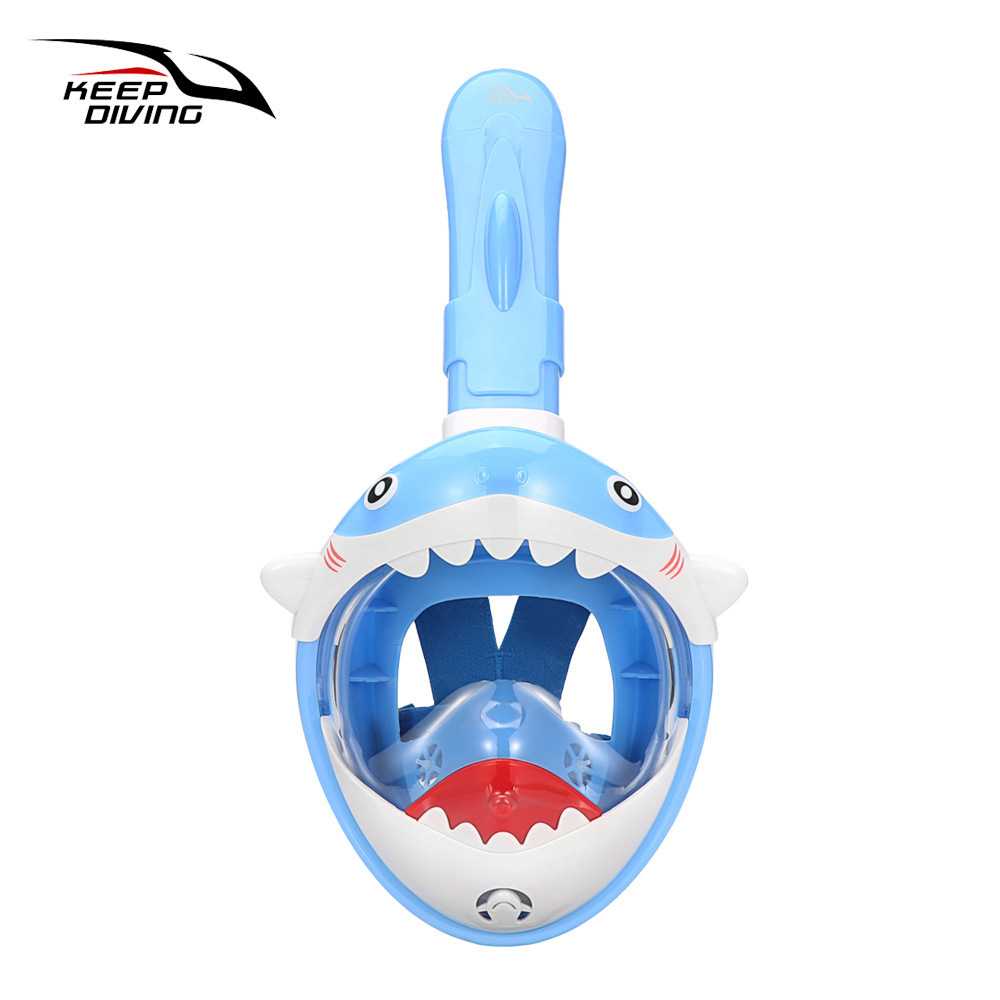 2025 夏の新漫画ダイビングマスクフルフェイス子供用シュノ - Snorkel Mask Full Face のレビューと価格