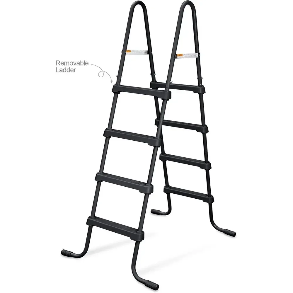 18フィート x 48フィートの地上設置型丸型プール、120 - Pool Ladder Above Ground のレビューと価格