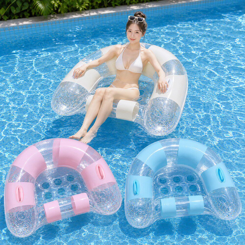 インフレータブルプールフロート 大人用 ウォーターハンモック - Pool Lounger Inflatable のレビューと価格