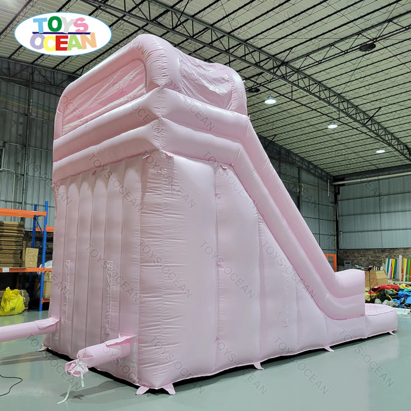 業務用ピンク色のダブルレーンインフレータブルウォータースライ - Water Slide Inflatable のレビューと価格