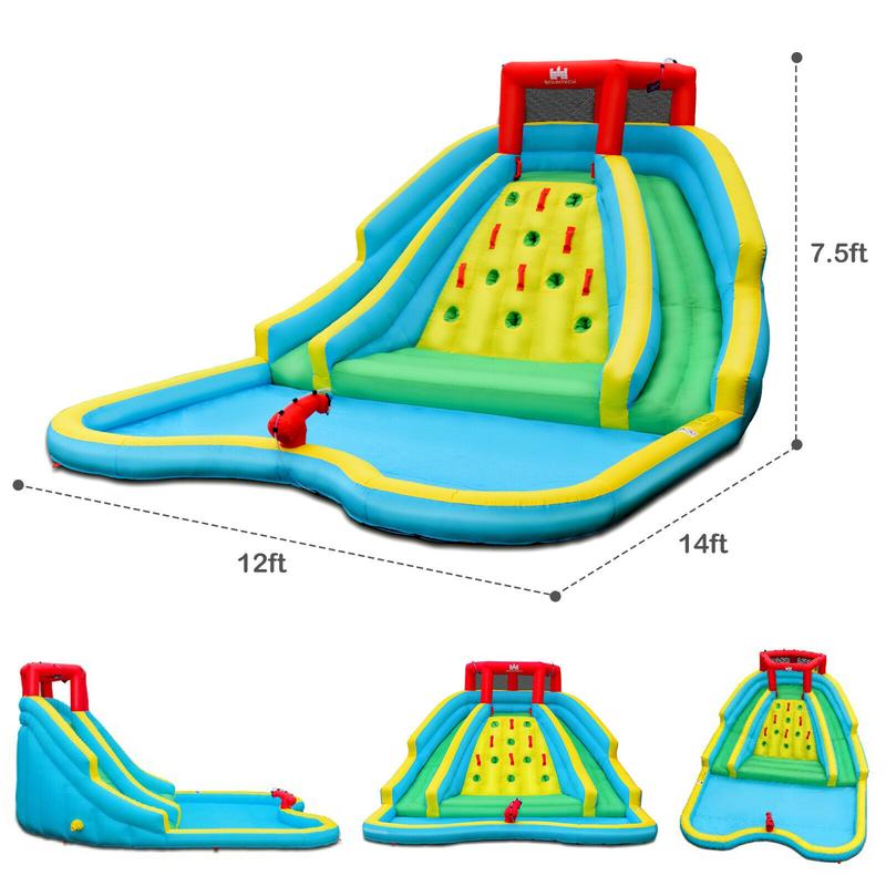 インフレータブルウォーターパークバウンスハウス（ダブルスライ - Water Slide Inflatable のレビューと価格