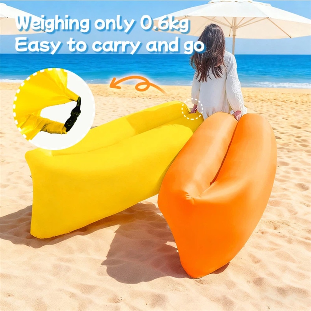 ポータブルエアソファ防水高速膨張式ラウンジャービーチキャンプ - Pool Lounger Inflatable のレビューと価格