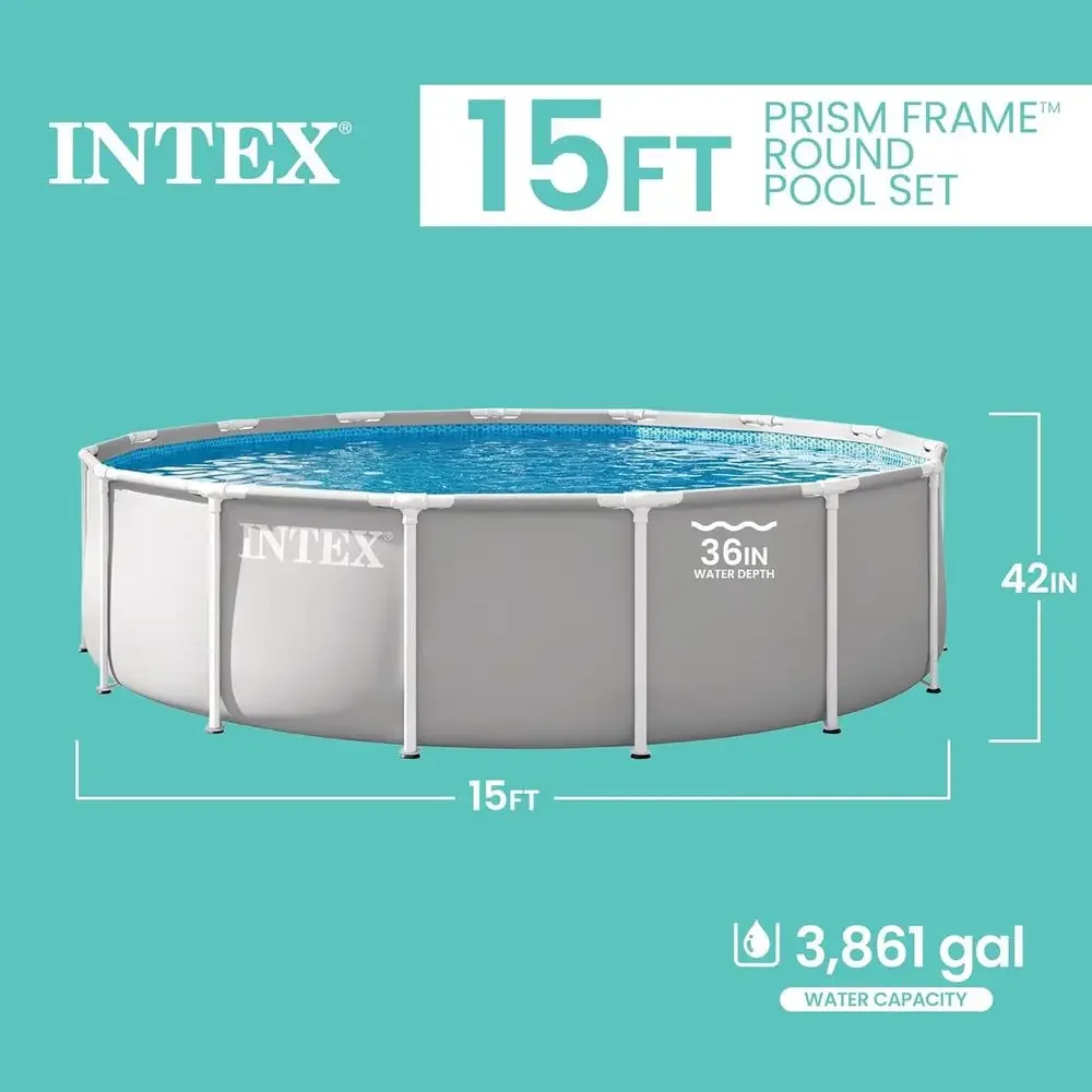 地上設置型丸型プールセット（1000 GPHフィルターポンプ - Pool Ladder Above Ground のレビューと価格