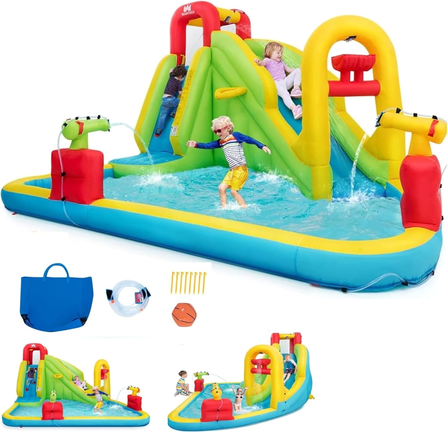 巨大なインフレータブルウォーターパーク遊具 - 子供用ブロウ - Water Slide Inflatable のレビューと価格