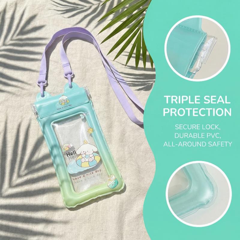 フローティングエアクッション電話バッグ漫画防水ケースポーチカ - Pool Cover Waterproof のレビューと価格