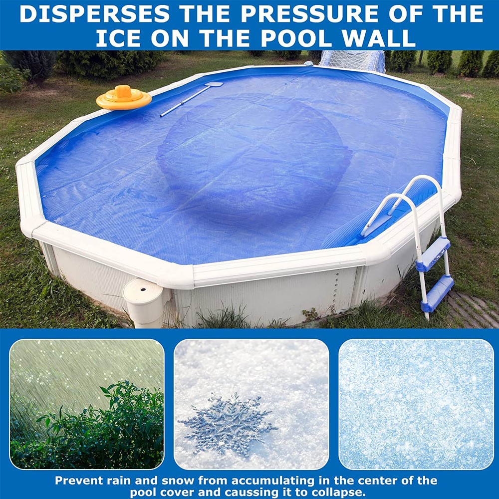 地上プール用プール枕、冬用プールカバーピロー（ロープ付き）3 - Pool Ladder Above Ground のレビューと価格